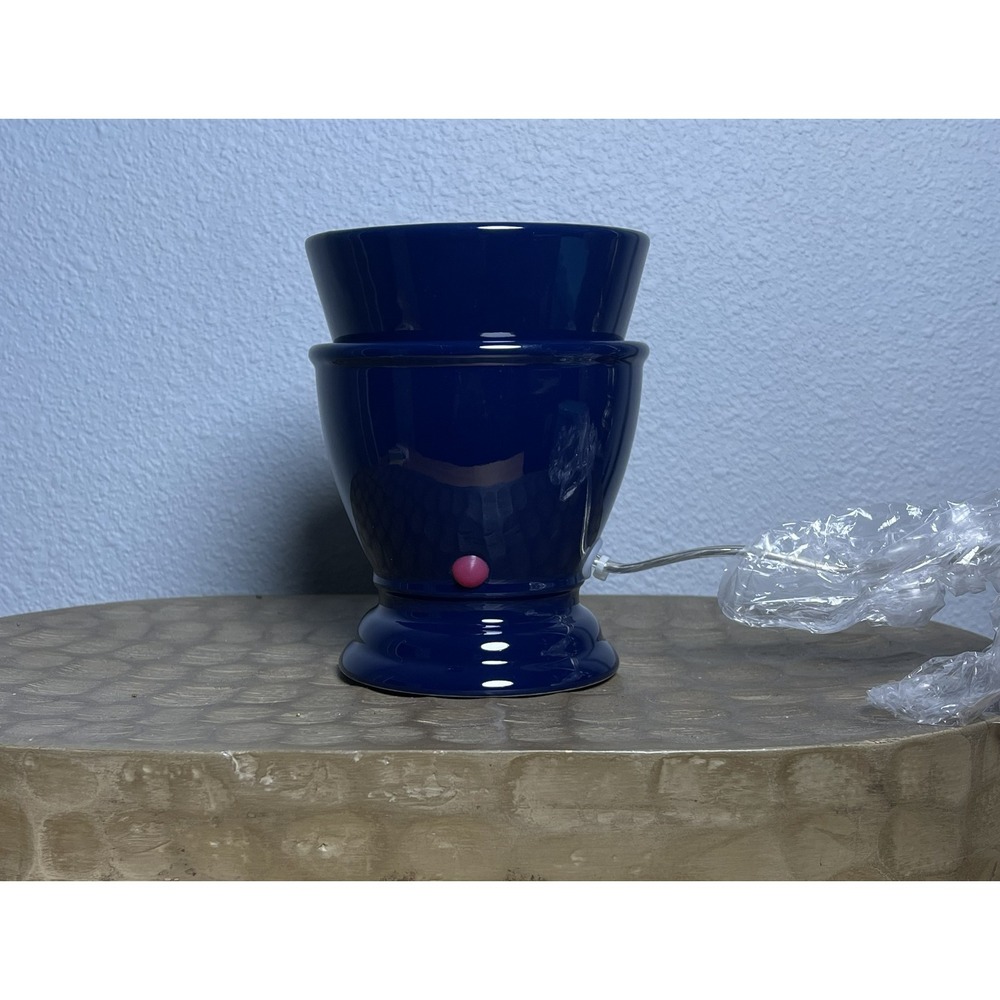 Pink Zebra Navy Chalice Simmer Pot NIB Wax Melt Warmer Electric New Box